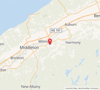Map of Kingston, Northwest TerritoriesNova Scotia