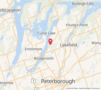 Map of Lakefield, OntarioOntario