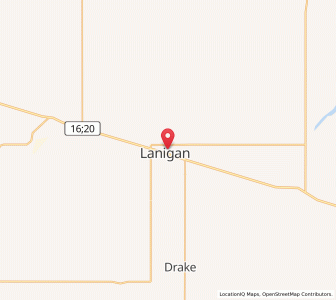 Map of Lanigan, SaskatchewanSaskatchewan