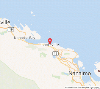 Map of Lantzville, British ColumbiaBritish Columbia