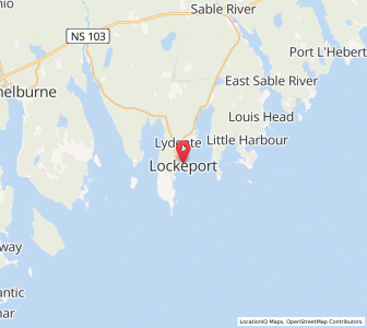Map of Lockeport, Nova ScotiaNova Scotia