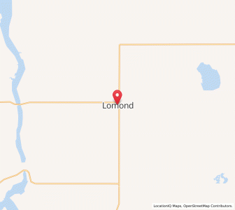 Map of Lomond, AlbertaAlberta