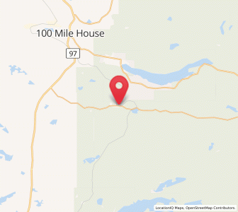 Map of Lone Butte, British Columbia