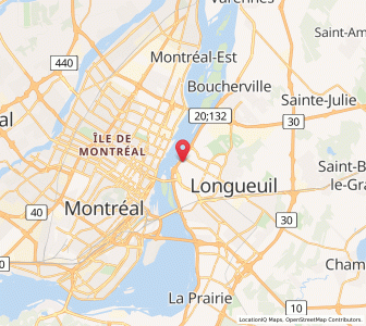 Map of Longueuil, QuebecQuebec