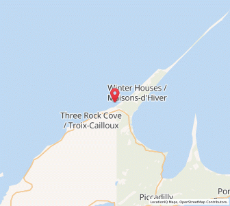 Map of Lourdes, Newfoundland & LabradorNewfoundland and Labrador