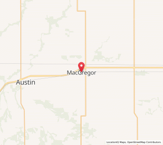 Map of MacGregor, ManitobaManitoba