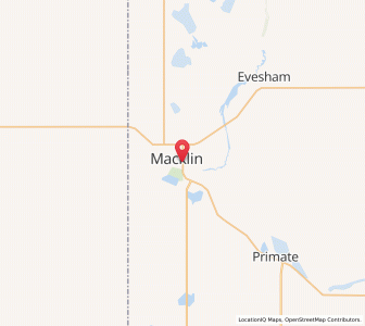 Map of Macklin, SaskatchewanSaskatchewan