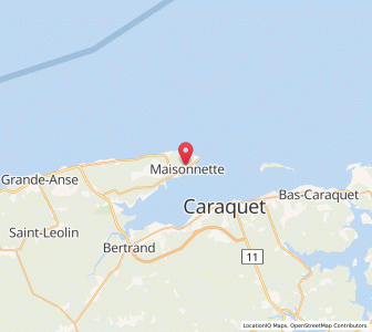 Map of Maisonnette, New BrunswickNew Brunswick