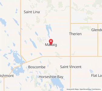 Map of Mallaig, AlbertaAlberta