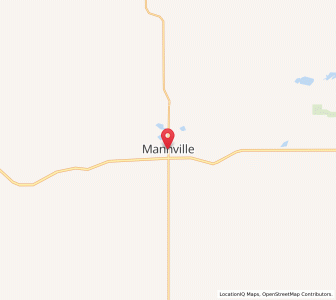 Map of Mannville, AlbertaAlberta