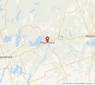 Map of Marmora, OntarioOntario