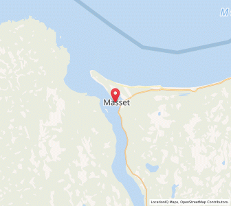 Map of Masset, British ColumbiaBritish Columbia
