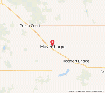 Map of Mayerthorpe, AlbertaAlberta