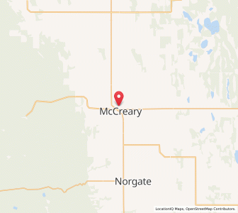 Map of McCreary, ManitobaManitoba