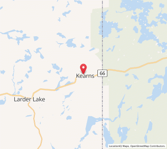 Map of McGarry, OntarioOntario