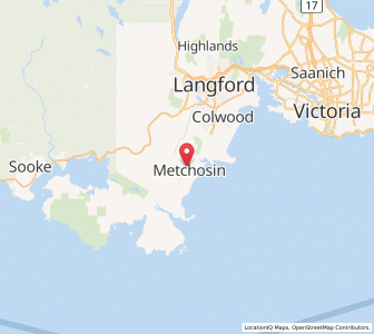 Map of Metchosin, British ColumbiaBritish Columbia