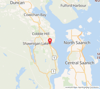 Map of Mill Bay, British ColumbiaBritish Columbia