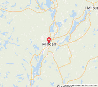 Map of Minden, OntarioOntario