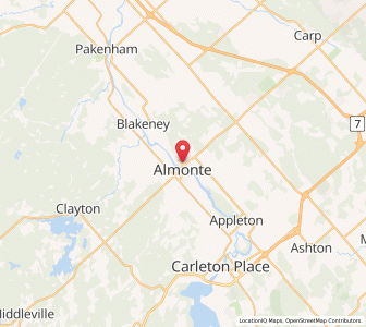 Map of Mississippi Mills, OntarioOntario