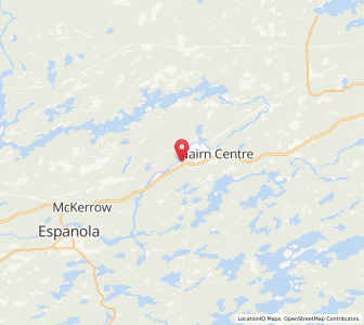 Map of Nairn & Hyman, OntarioOntario