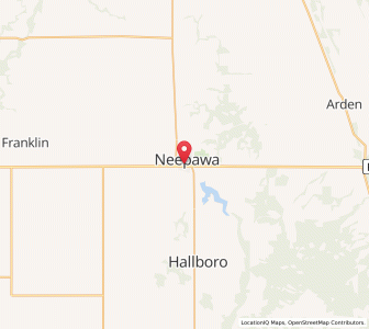 Map of Neepawa, ManitobaManitoba