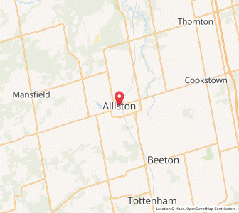 Map of New Tecumseth, OntarioOntario