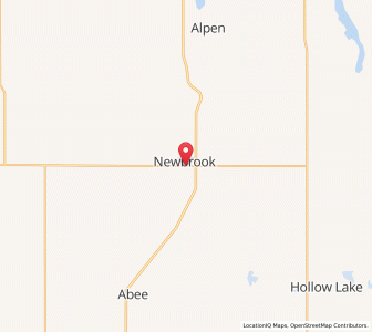 Map of Newbrook, AlbertaAlberta