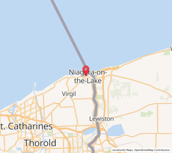 Map of Niagara-on-the-Lake, OntarioOntario