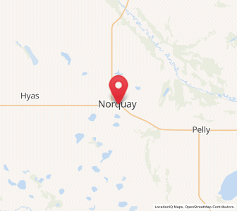 Map of Norquay, Saskatchewan