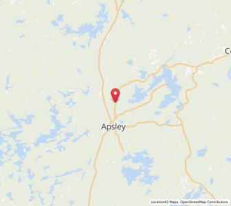 Map of North Kawartha, OntarioOntario