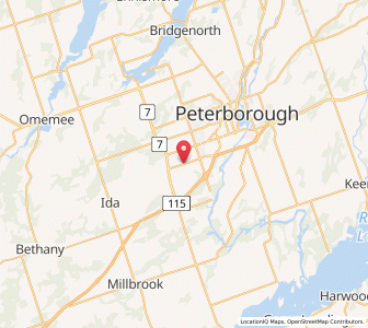 Map of North Monaghan, OntarioOntario