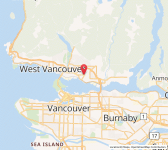 Map of North Vancouver, British ColumbiaBritish Columbia