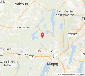 Map of Orford, QuebecQuébec