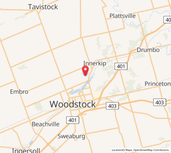 Map of Oxford, OntarioOntario