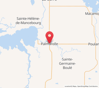 Map of Palmarolle, Quebec