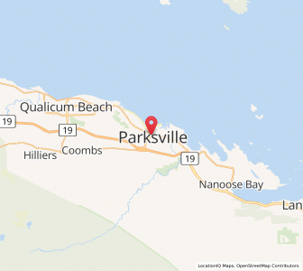 Map of Parksville, British ColumbiaBritish Columbia
