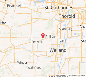 Map of Pelham, OntarioOntario