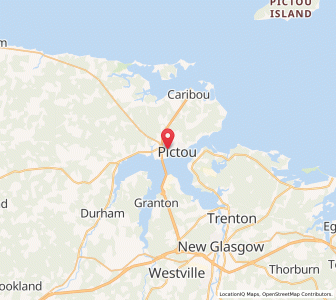 Map of Pictou, Nova ScotiaNova Scotia