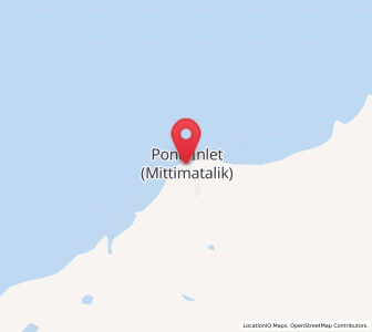 Map of Pond Inlet, Nunavut