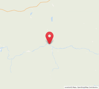 Map of Popple Depot, New Brunswick