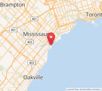 Map of Port Credit, Ontario