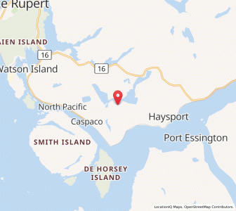 Map of Port Edward, British ColumbiaBritish Columbia