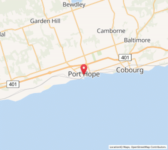 Map of Port Hope, OntarioOntario