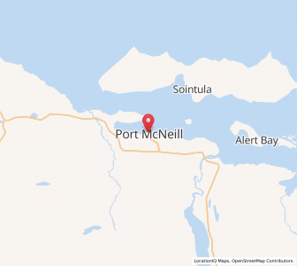 Map of Port McNeill, British ColumbiaBritish Columbia