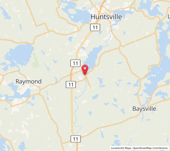 Map of Port Sydney, OntarioOntario