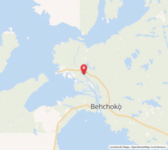 Map of Rae-Edzo, Northwest TerritoriesNorthwest Territories