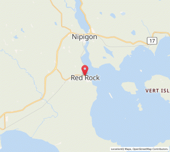 Map of Red Rock, OntarioOntario