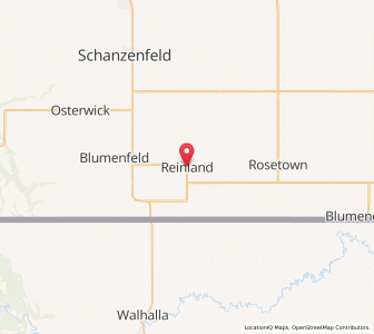 Map of Reinland, ManitobaManitoba