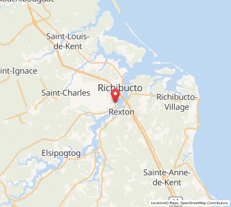 Map of Rexton, New BrunswickNew Brunswick