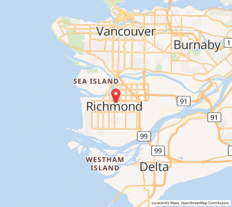 Map of Richmond, British ColumbiaBritish Columbia